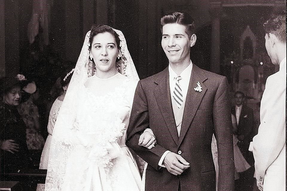 La pareja contrajo matrimonio el 18 de junio de 1953.