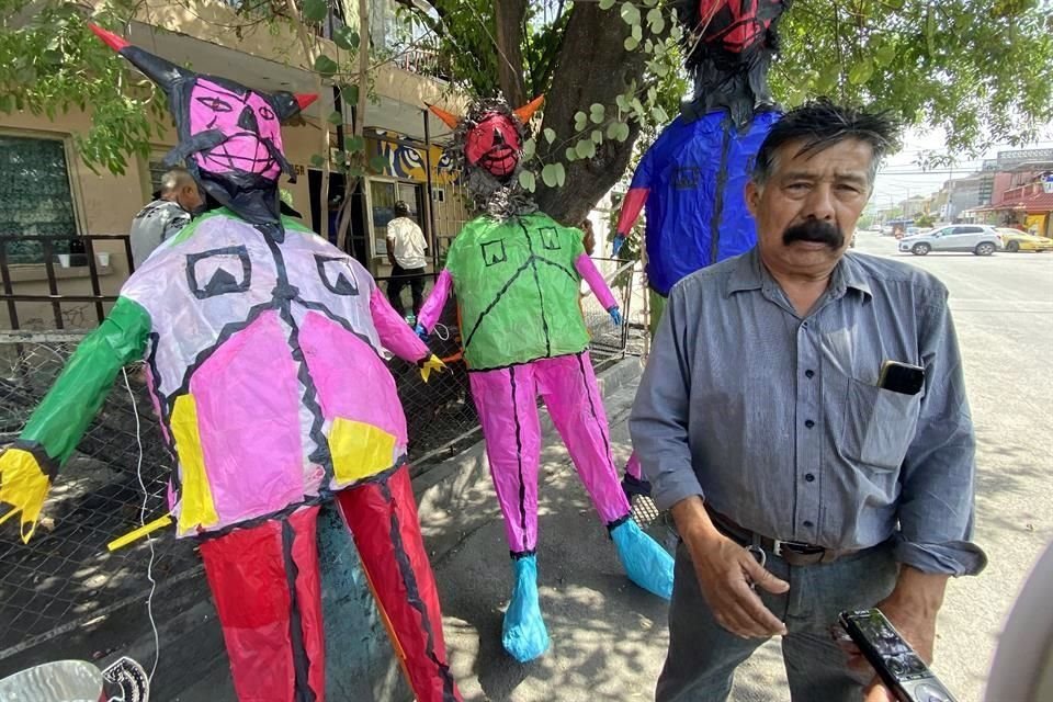 En la Colonia Obrerista, vecinos piden reactivar la quema del Judas, que se canceló el año pasado por la contaminación.