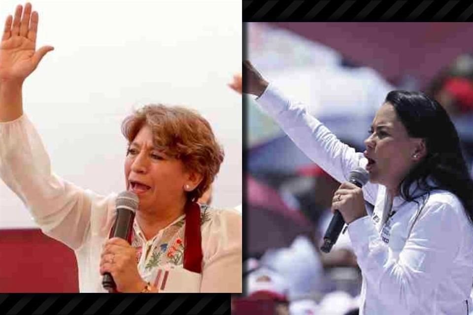 La morenista Delfina Gómez y la priista Alejandra del Moral se encontrarán en una semana en el primer debate por la gubernatura del Estado de México.