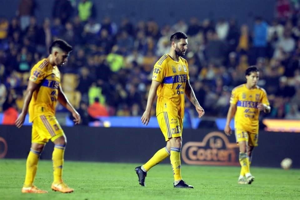 Tigres se quedó con 21 puntos; esta imagen es el reflejo de la actualidad del equipo.