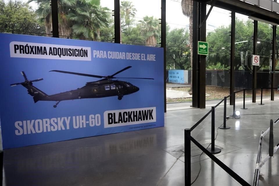 Ayer el Gobernador Samuel García anunció que el Estado busca comprar un helicóptero Sikorsky UH-60 Black Hawk.