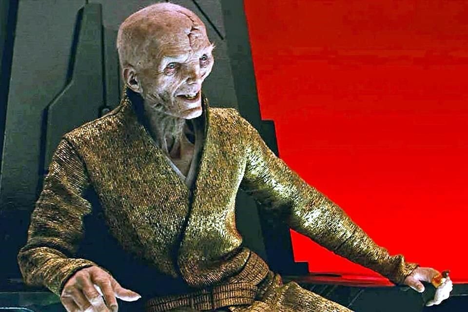 Andy Serkis fue el Líder Supremo Snoke en las películas más actuales de la franquicia.