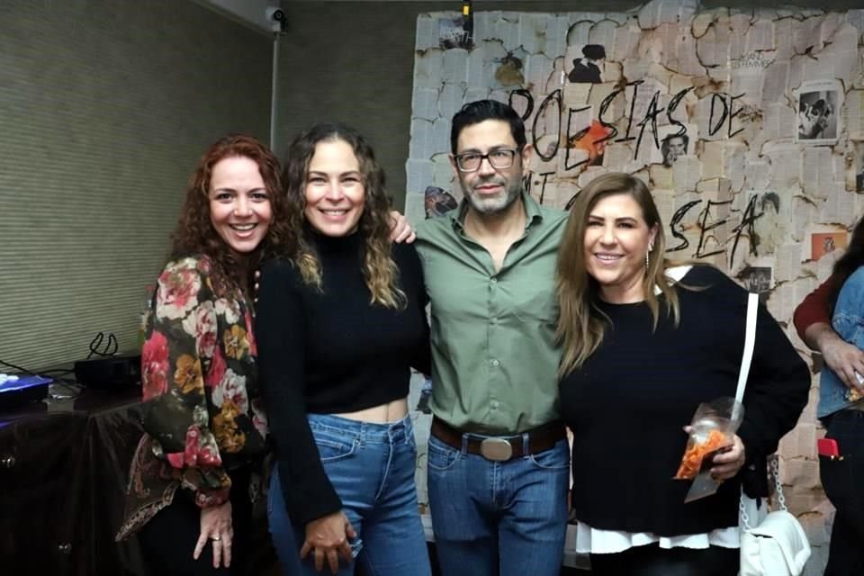 Laura Arizpe, Verónica Gutiérrez, Ángel Gutiérrez y Leticia Gutiérrez