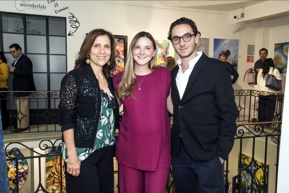 Rosy Sayeg, Verónica Villarreal y Daniel Domit