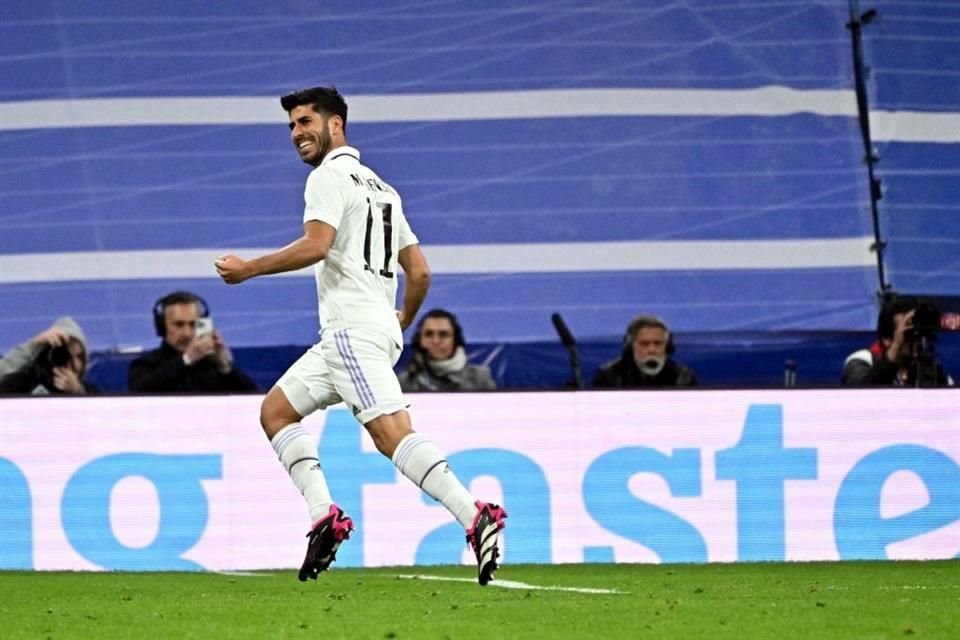 Marco Asensio respondió de inmediato al voto de confianza de Carlo Ancelotti, y marcó el 2-0.