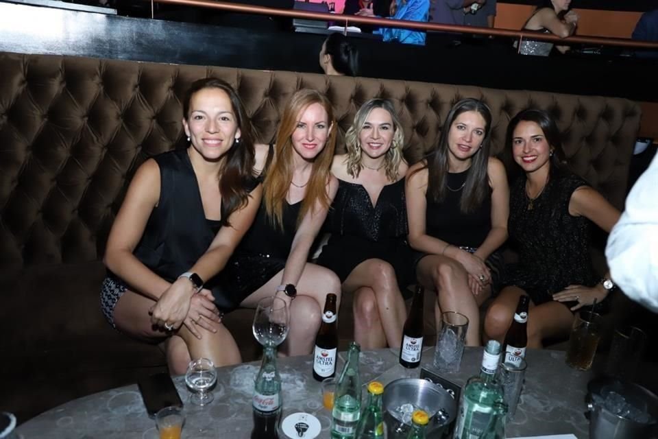 Ale Treviño, Olga Chapa, Regina Furlong y Ale Franco