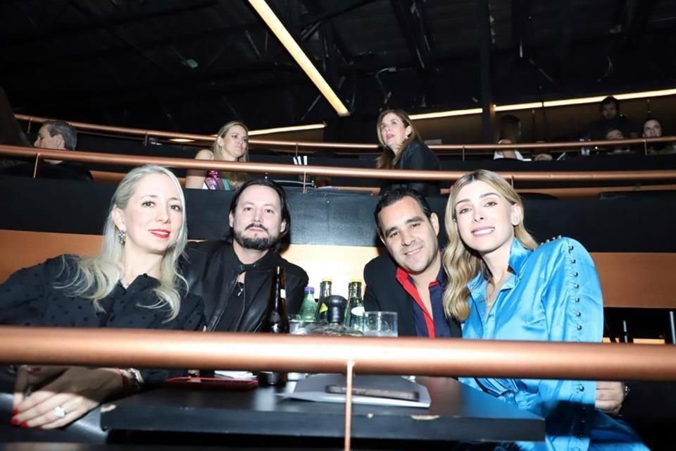 Martha Garza de García, Carlos Miguel García, Paulino Sarabia y Dayra Rodríguez