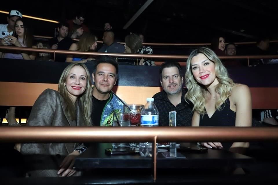 Dalia Charbel, Raúl Villarreal, Adrián Dávila y Aleyda Martínez