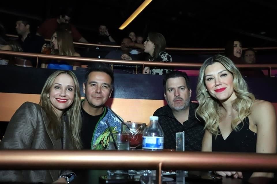 Dalia Charbel, Raúl Villarreal, Adrián Dávila y Aleyda Martínez