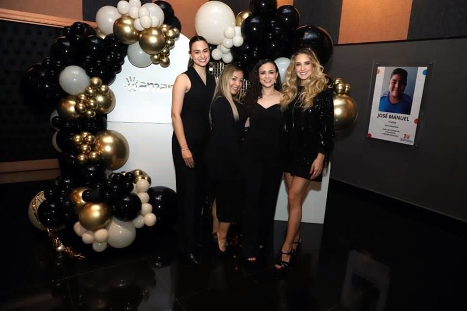 Roberta Romo, Itzel García, Mayela García y Eva Pimentel