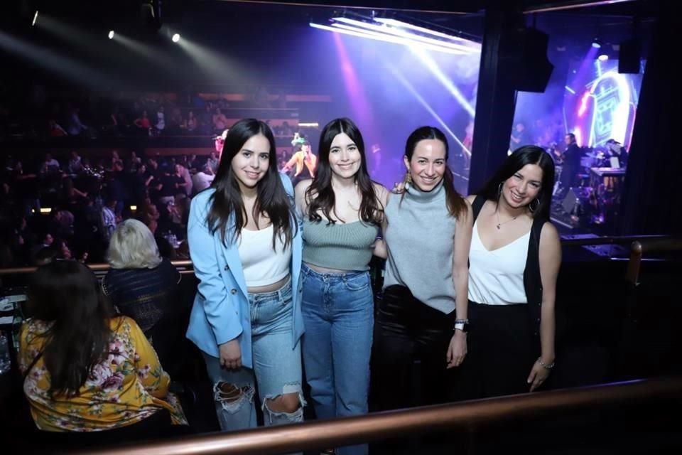 Gaby Fernández, Rocío Arredondo, Sandra Martínez y Margarita Garza