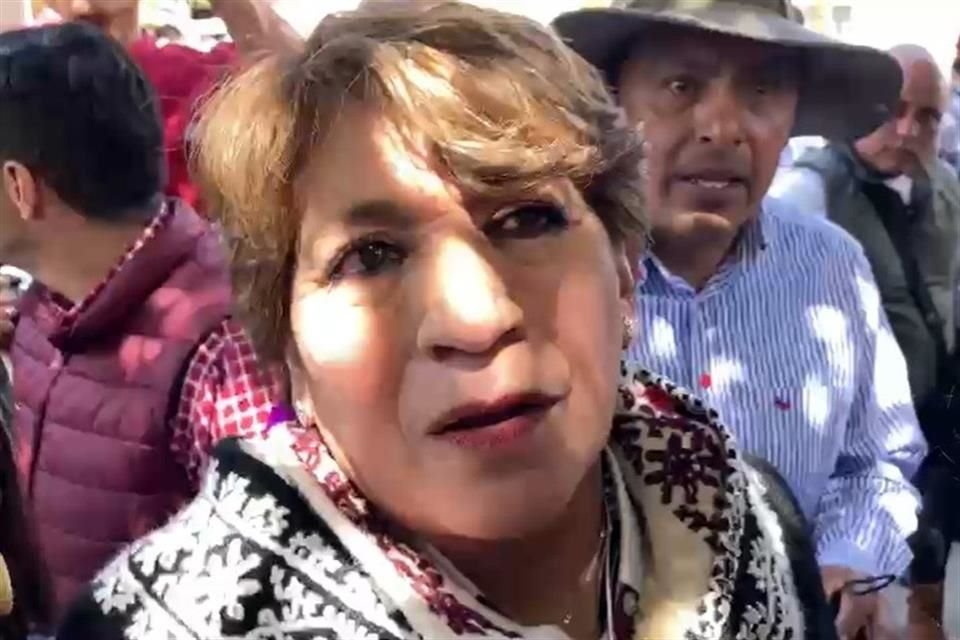 Delfina Gómez, candidata de Morena al Gobierno del Estado de México.