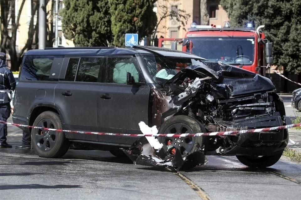 El delantero de Lazio, Ciro Immobile, resultó lesionado tras un accidente.