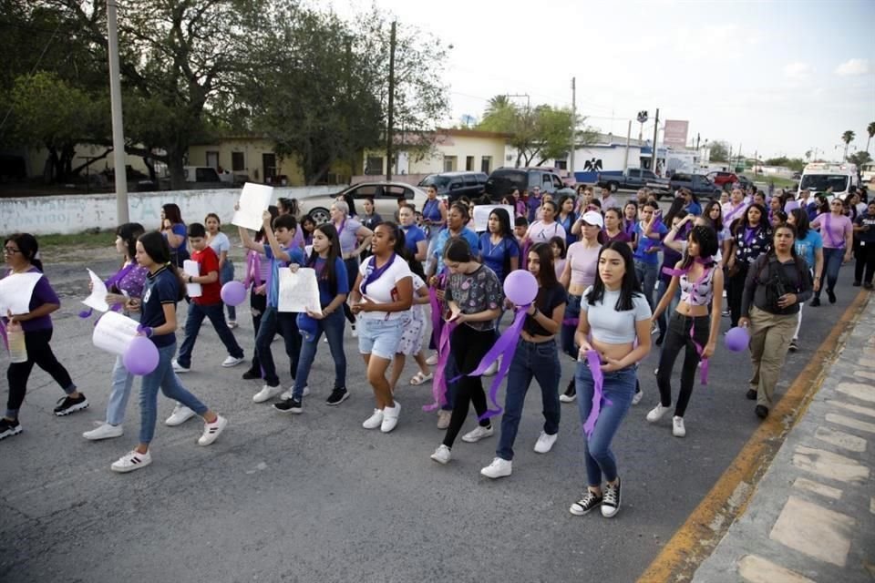 Los familiares de Bionce no pudieron asistir a la manifestación por encontrarse en Estados Unidos.