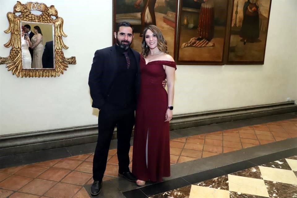 Francisco Yerevino y Fabiola Garza