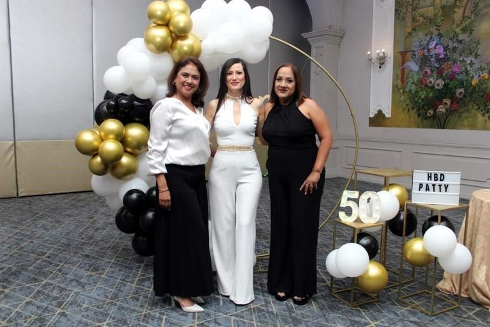 Ana Ontiveros, Patricia Marroquín y Margarita Alvarado