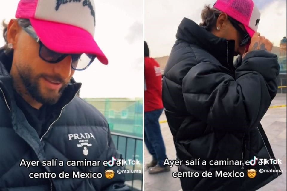 Maluma compartió en sus redes sociales que dio un paseo por el Centro de la Ciudad de México y dejó entrever posible show en el Zócalo.