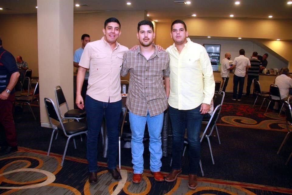 Rogelio Aguilar, Gerardo Márquez y Marcelo Fernández