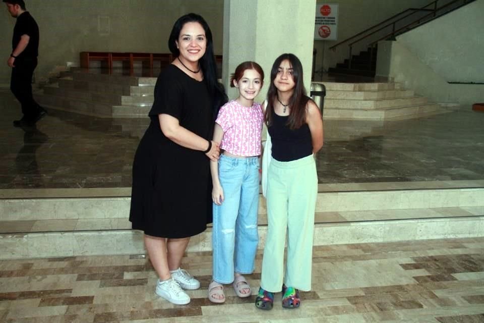 Marlen Juárez, Aimé García y Gema Soto