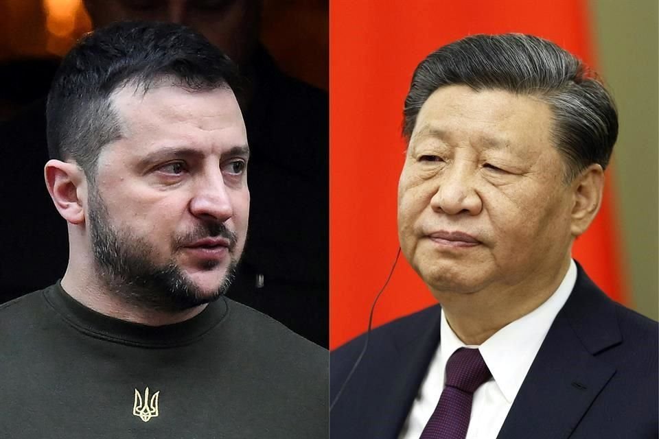 El líder de China, Xi Jinping, y el Presidente de Ucrania, Volodymyr Zelensky, sostuvieron su primera conversación desde el inicio de la invasión rusa.