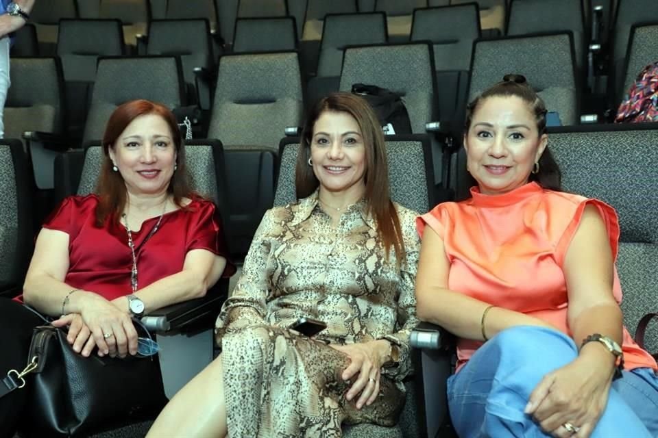 Martha Villarreal, Edith Kawas y Nelly Álvarez