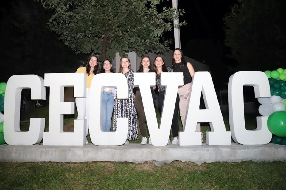 Andrea Lobo, Andrea Fernández, Alejandra Tostado, Ana Sofía García, Fernanda González y Verónica Fernández