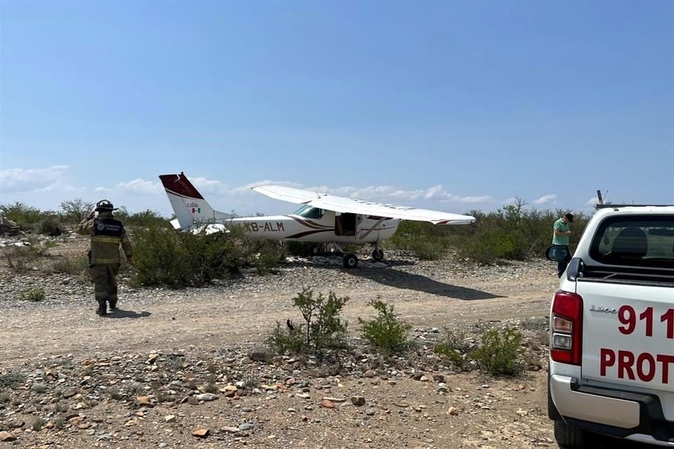 La avioneta accidentada es una aeronave ligera Cesna con matrícula XB-ALM.