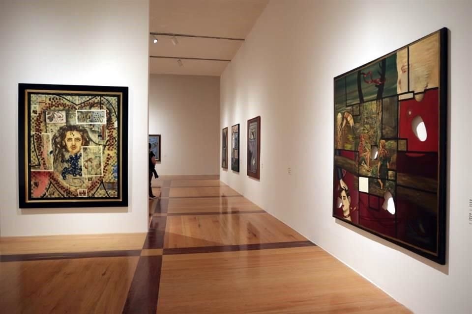 Son más de 80 obras, en su mayoría pinturas y algunas esculturas, así como más de 50 retratos que le realizaron Graciela Iturbide, Juan Rodrigo Llaguno, Enrique Badulescu y Francisco Barragán.