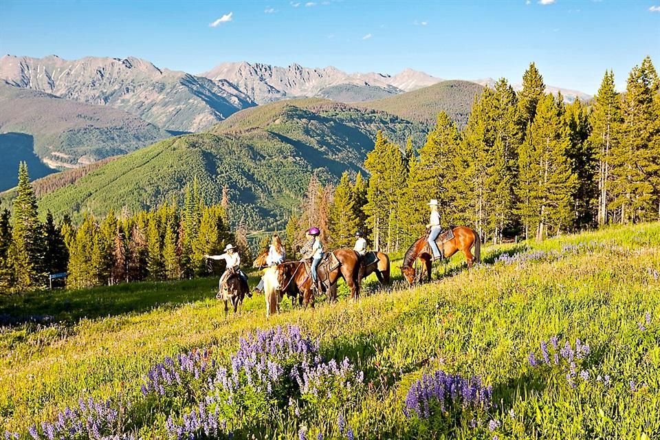 Tendrás la oportunidad de cabalgar en la montaña.