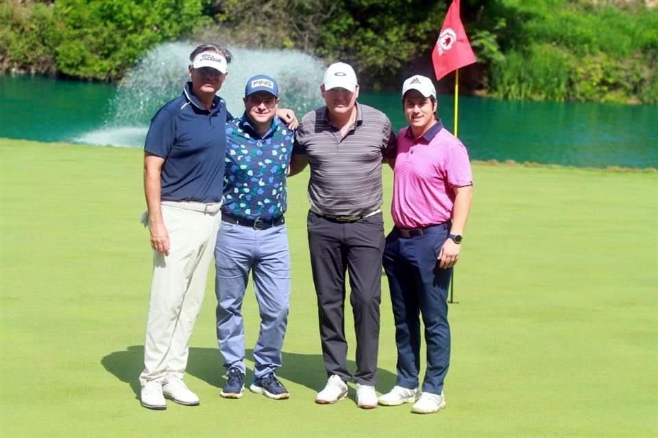 Esteban de la Grza, Erick García, Miguel Ávalos y Manuel García