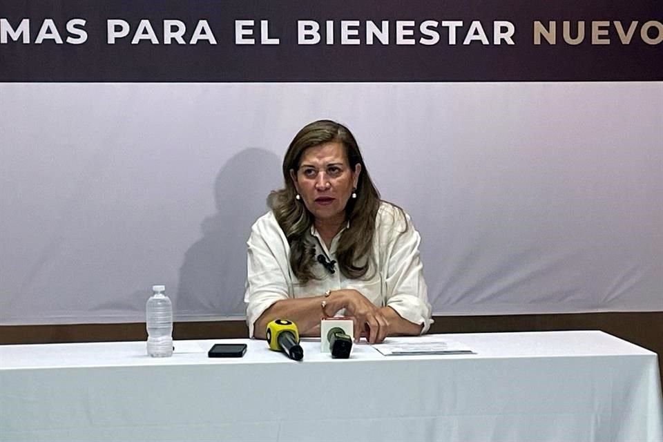 Judith Díaz, delegada de la Secretaría de Bienestar en Nuevo León.