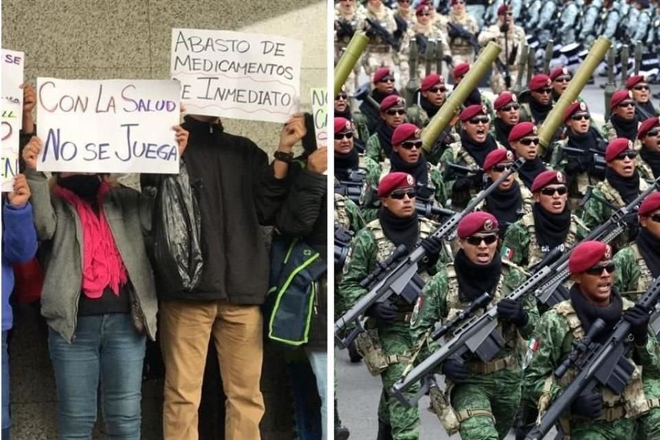 Gobierno castigó fondo para apoyar gastos médicos catastróficos de familias y privilegió fideicomisos militares, reveló México Evalúa.