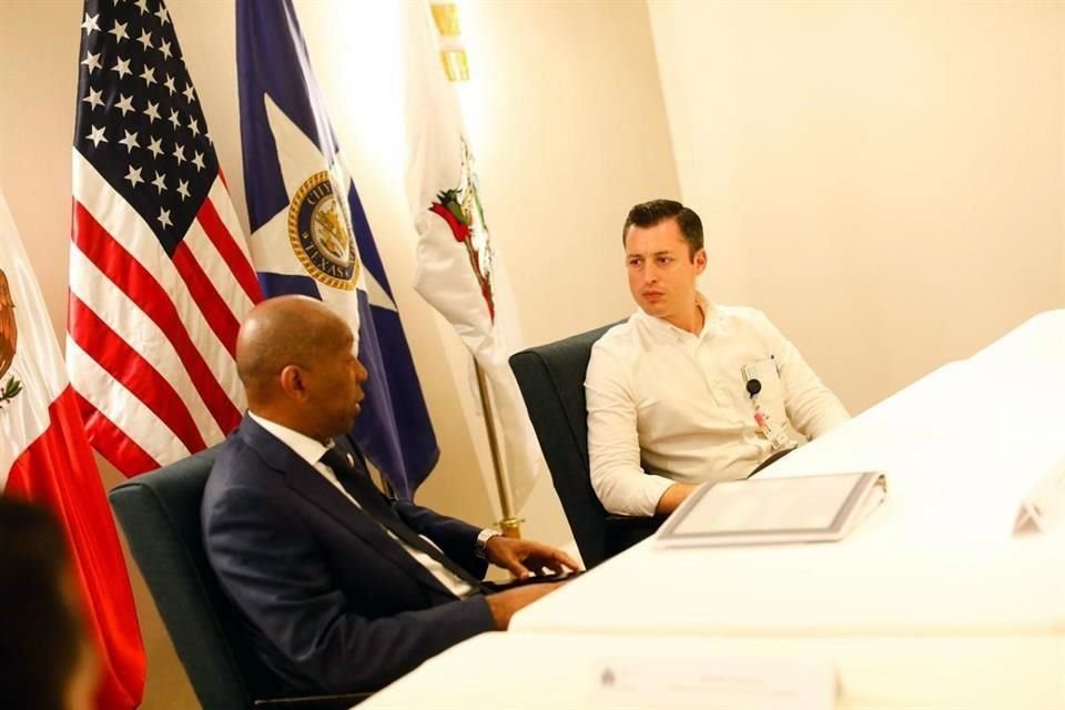 El Alcalde de Monterrey, Luis Donaldo Colosio, sostuvo una reunión con el Edil de Hosuton, Sylvester Turner.