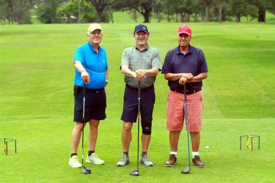 Juan Antonio Salazar, José Luis Aguirre Villafaña y Carlos Gorostiza