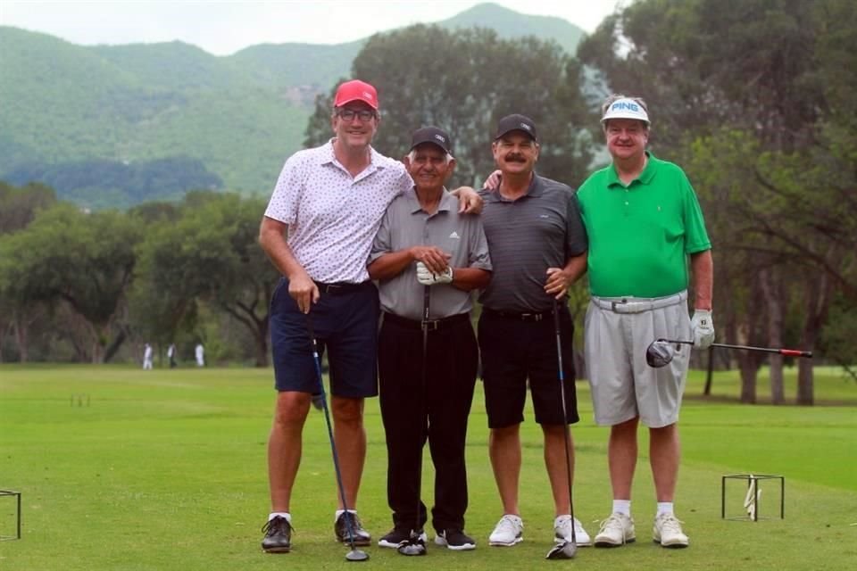 Tony Pena, Jesús Ríos, Paulino Canseco y Jorge Junco Brocker