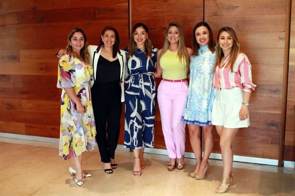 Dora Obregón, Olivia Guevara, Samantha Galván, Paty Cantú de Morales, Daniela Martínez y Marlene Montemayor