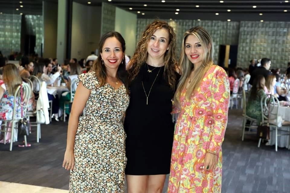 Sofía Pozas, Mercedes Hernández y Nayeli Fonseca