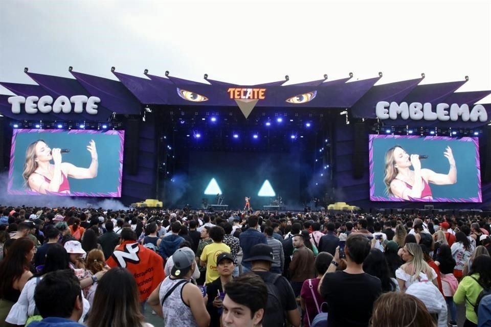 Así lució el Autódromo Hermanos Rodríguez, a unas horas del arranque del festival.