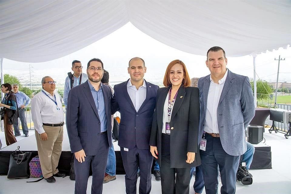 Juan José Escalera, Manuel Beltrán, Pamela Espinoza  y Reynold Quiroga.