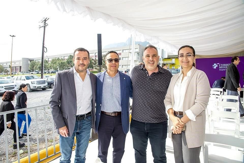 Luis Castillo, Jaime Estrada, Rubén Ramírez y Citlalli Calderón.