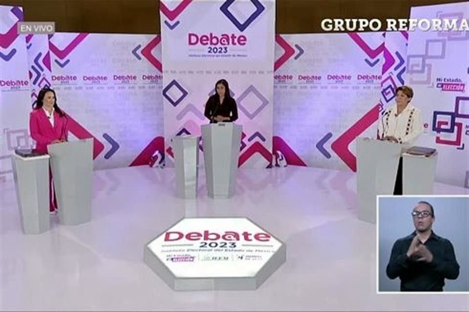 El segundo y último debate en Edomex inició a las 20:00 horas de este 18 de mayo.