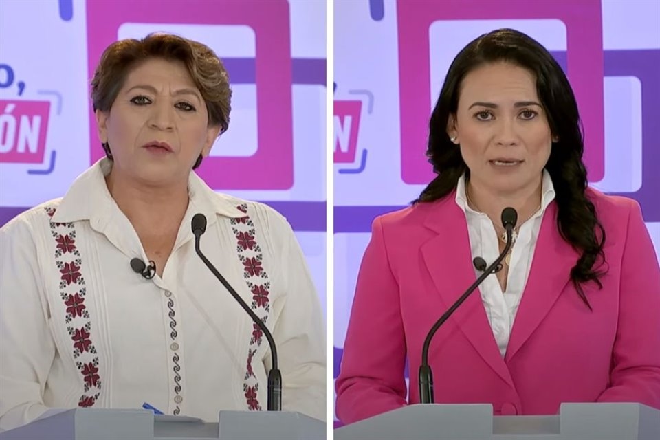 Las candidatas se confrontaron casi al final del segundo debate por el Estado de México.