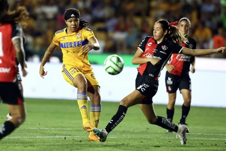 Tigres Femenil se impuso en el Uni 2-0 sobre el Atlas Femenil en el duelo de vuelta de los Cuartos de Final, con lo que avanzó a Semis del Clausura 2023 con global de 7-0.