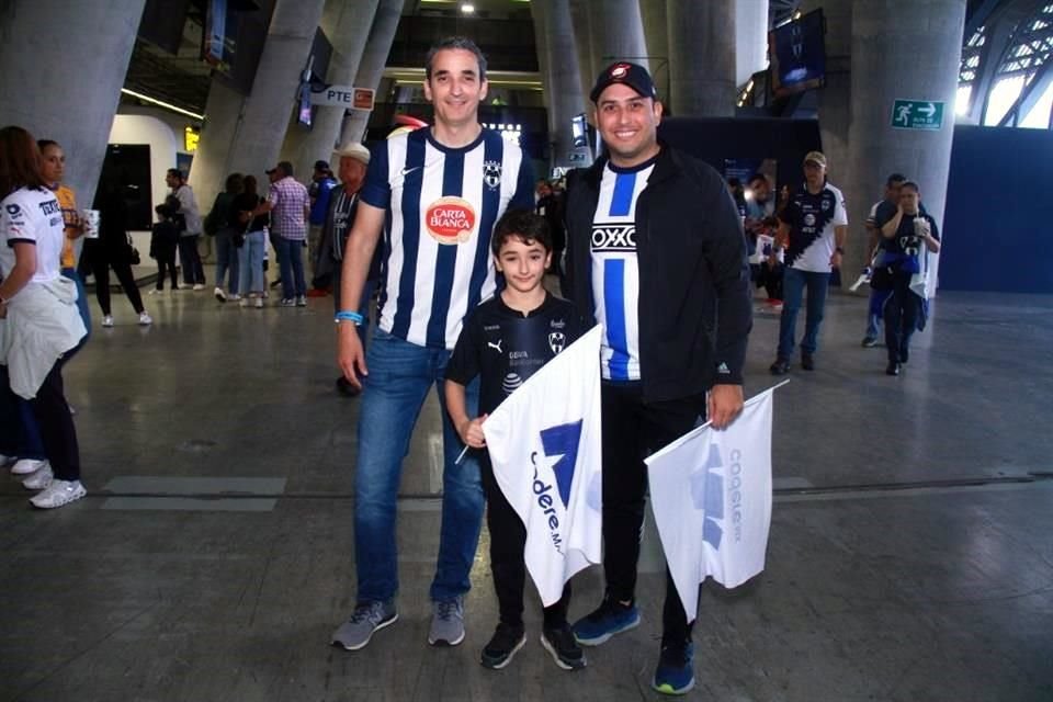 Rodrigo Falcón, Marcelo Falcón y Lauro Leal Morales