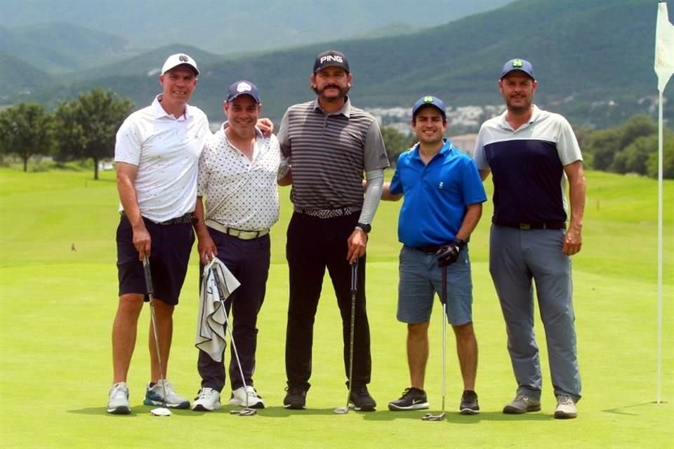 Enrique Carrasco, Rolando Navarro, Antonio Peñuelas, David Sepúlveda e Ismael Villa