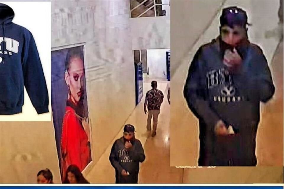 Imagen captada con cámaras de seguridad.