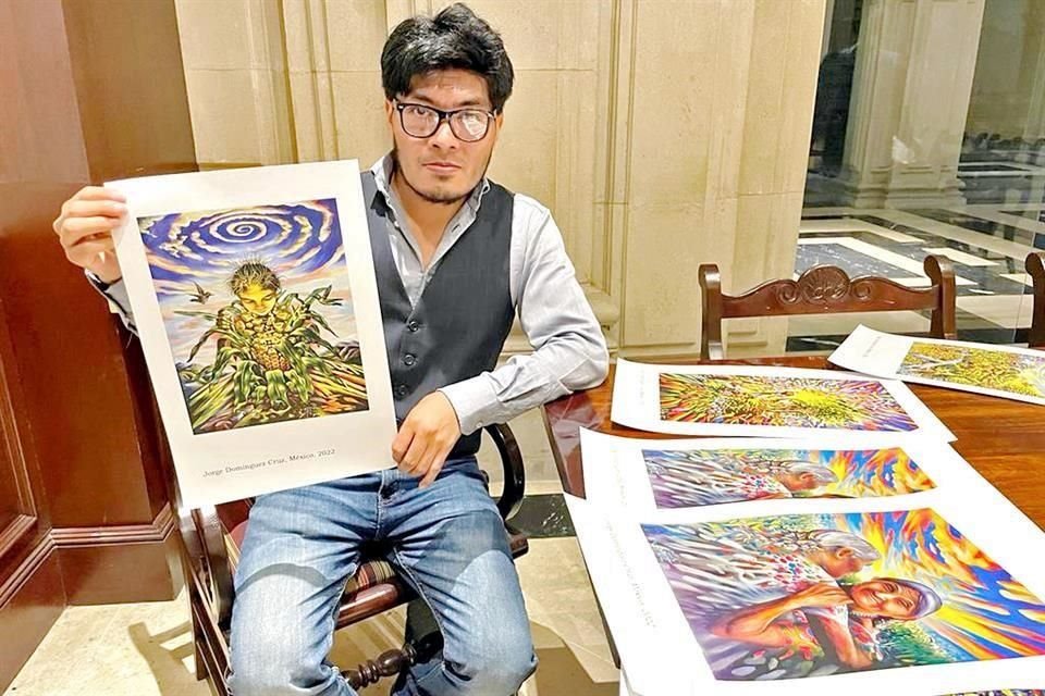 El discípulo del pintor Nahúm B. Zenil quiere exhibir en algún espacio de Monterrey.