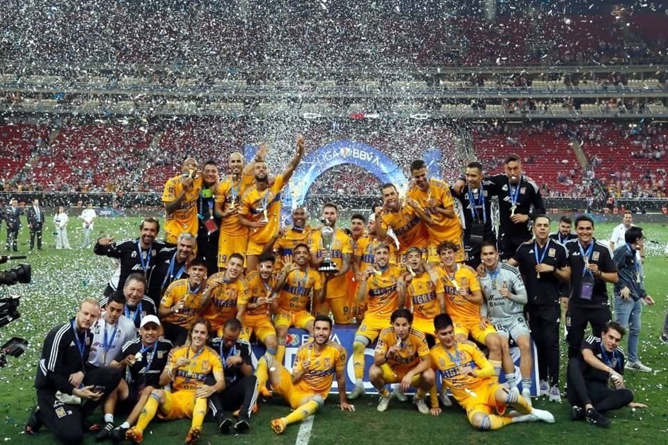 Las postales de la celebración de Tigres tras lograr su octavo título de Liga.