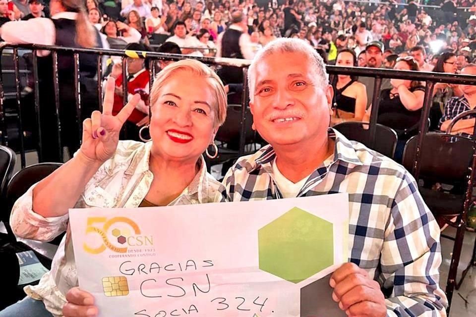 Socios de CSN en el Gran Festival 50 Aniversario CSN en la Arena Monterrey.