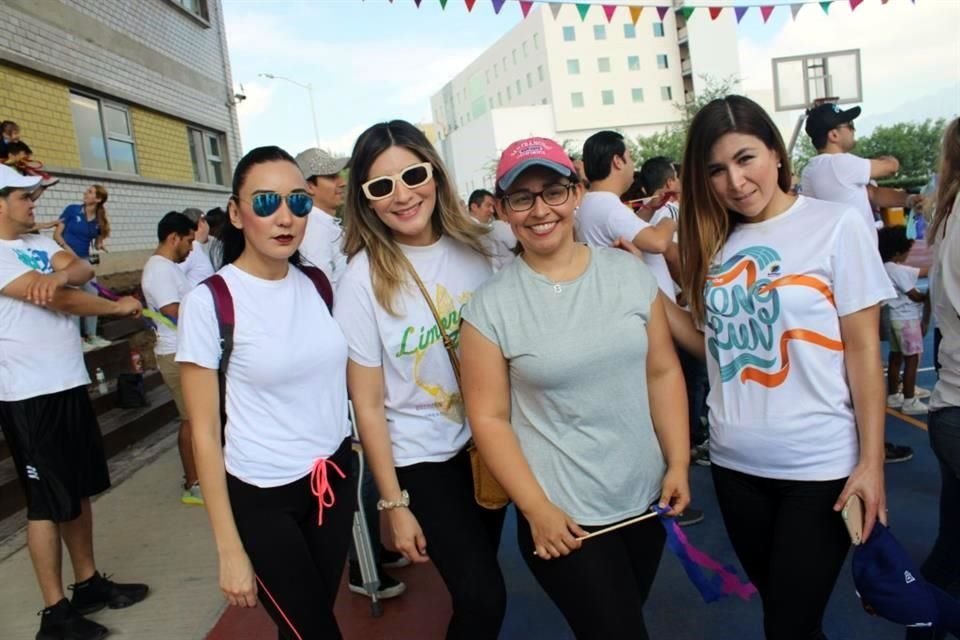 Jackelin Rodríguez, Ary Esquivel, Nallely López y Virgina Flores García